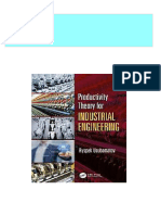 Instant download Productivity Theory for Industrial Engineering First Edition Ryspek Usubamatov pdf all chapter