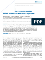 Magnetic Design of a 3-Phase SiC-Based PV Inverter With DC-Link Referenced Output Filter