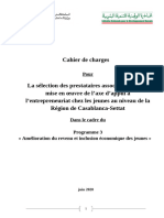 AMI Casablnca-Settat Cahier Des Charges