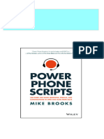 Get Power Phone Scripts 500 Word for Word Questions Phrases and Conversations to Open and Close More Sales 1st Edition Mike Brooks [Mike Brooks] free all chapters