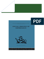 Social Origins of Depression A study of psychiatric disorder in women George W Brown George W Brown &amp; Tirril Harris 2024 scribd download