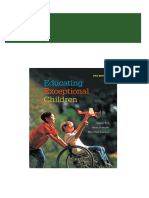 Full Download Educating Exceptional Children 14th Samuel Kirk PDF DOCX