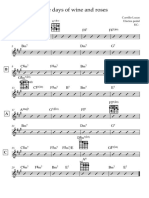 The Days of Wine and Roses - Partitura Completa