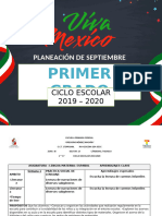 1era semana de septiembre 2019