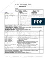 2024-2025 Weekly Lesson Plan