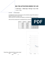 Activation Energy - Temperature