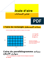 Calcul d’Aire