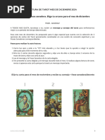 Tarot diciembre 2024