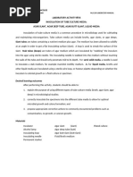 Lab Activity 8B. Tube Media Inoculation (1)