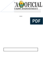 Ley de Tributos Del Estado Anzoátegui