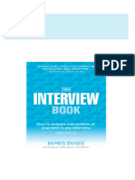 [FREE PDF sample] The Interview Book How to prepare and perform at your best in any interview 3rd Edition James Innes ebooks