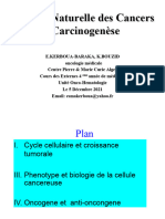 1-Histoire Naturelle des Cancers _Carcinogenèse