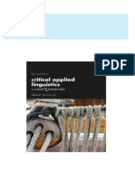 Download ebooks file Critical Applied Linguistics A Critical Re introduction 2nd Edition Alastair Pennycook all chapters