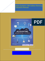 Immediate download Accounting Information Systems 14th Edition Romney Solutions Manual all chapters