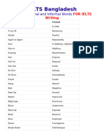 Common Formal and Informal Words (1)