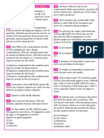 Revisão Para a Prova 8° ano e 9° ano- Porcentagem - 2024