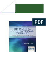 Instant download (eBook PDF) Kielhofner's Research in Occupational Therapy: Methods of Inquiry for Enhancing Practice 2nd Edition pdf all chapter