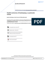 Health Outcomes of Beekeeping - A Systematic Review