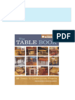 Instant Download The Table Book 35 Classic to Contemporary Projects 1st Edition Editors Editors Of Popular Woodworking PDF All Chapters