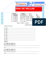 Decena de Millar Para Tercero de Primaria