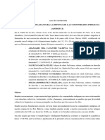 Acta Constitucion, Aprobaciones y Directorio