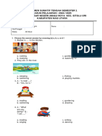 Soal PTS -STS Bahasa Inggris Kelas 4 Semester 1 Kurikulum Merdeka T.A 2023-2024