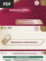 2. Avances y Retos Para Fortalecer El Programa Analitico