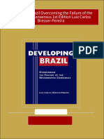 Download Developing Brazil Overcoming the Failure of the Washington Consensus 1st Edition Luiz Carlos Bresser-Pereira ebook All Chapters PDF