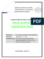 Informe - Oscilaciones Amortiguadas