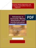 Get Advances in Semantic Media Adaptation and Personalization Volume 2 2nd Edition Marios C. Angelides PDF ebook with Full Chapters Now