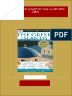 Download ebooks file The Greek Islands Eyewitness Travel Guides Marc Dubin all chapters