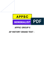 AP History Grand Test 3 @ APPSC Minimalist - QP