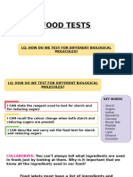 Student Lesson 2 3 Food Tests