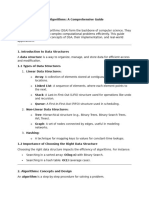 Data Structures and Algorithms