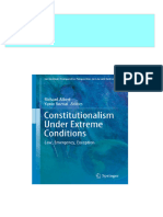 Get Constitutionalism Under Extreme Conditions: Law, Emergency, Exception Richard Albert free all chapters