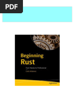 Instant download Beginning Rust: From Novice to Professional 1st Edition Carlo Milanesi pdf all chapter