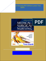 Instant download Medical-Surgical Nursing 9th Edition Lewis Test Bank pdf all chapter