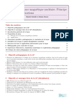 Resonance Magnetique Nucleaire Rmn Principe Applications 4