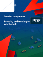 FA Session programme - pressing and tackling to win the ball