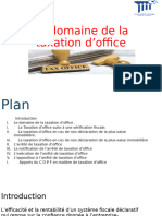 Le Domaine de La Taxation d’Office1