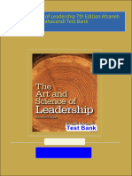 Get Art and Science of Leadership 7th Edition Afsaneh Nahavandi Test Bank Free All Chapters Available