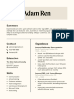 Call Center Resume Templates