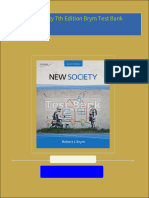 Access New Society 7th Edition Brym Test Bank All Chapters Immediate PDF Download