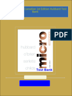 Instant Download for Microeconomics Canadian 1st Edition Hubbard Test Bank 2024 Full Chapters in PDF