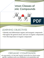 Common Classes of Organic Compounds