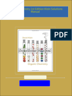 PDF Organic Chemistry 1st Edition Klein Solutions Manual download