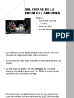 Defectos Del Cierre de La Pared Anterior Del Abdomen