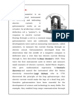 moving coil galvanometer