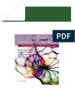 Instant Download Essential Interviewing: A Programmed Approach to Effective Communication 9th Edition David R Evans - eBook PDF PDF All Chapters