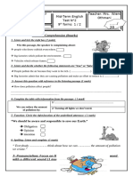 devoir 9eme 1 et 2